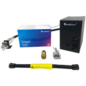 Durablow 6VK-SH3001 Smart Home WiFi (ON/OFF;  Timer;  Schedule) Electronic Automatic Spark to Pilot Valve Kit for Natural Gas (NG) Vented Fireplace;