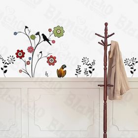 Flower Decor-6 - Wall Decals Stickers Appliques Home Decor