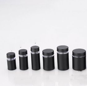 Stainless Steel Black Advertising Nail Glass Screw Mirror Nail White Glass Nail (Option: Black-16MM-30mm)