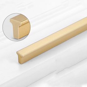 Gold Wardrobe Door Handle Lengthened Aluminum Alloy Cabinet Drawer Cabinet Door Handle (Option: T base Gold1000)