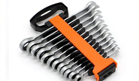 12 7-piece Adjustable Head Ratchet Wrench Set (Option: Wrench13)