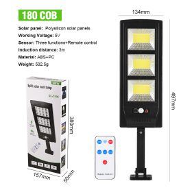 Home Wall Lighting Remote Control Street Light (Option: SL180 lamp COB type)