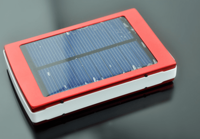 Aluminum Alloy Camping Lamp Solar Power Bank Material (Option: Red-6000MAh-1PC)