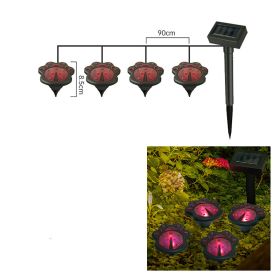 Waterproof Solar Luminous Bird Light String Bird Lamp Led Lights Home Decor (Option: Ladybug)