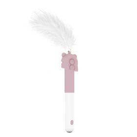 Retractable Double Head Laser Funny Cat Stick (Color: Pink)