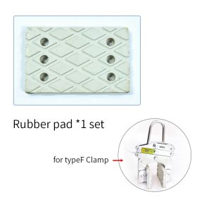 Laminated Large Plate Hanging Clamp Marble Fixture Ceramic Concrete Lifting (Option: Silver-Pair-600kg silver leather clip)