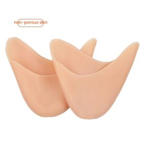 Toe Tip Cover Thickened Super Soft Half Size Insole Ballet Women's Toe Protective Cover (Option: Non Perforated Skin Color)