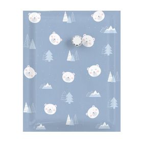 Vacuum Compression Bag Clothes Quilt Buggy Bag Large Capacity Moving Clothes Suction Vacuum Buggy Bag (Option: Blue Purple Bear-50X 70cm Medium Size)