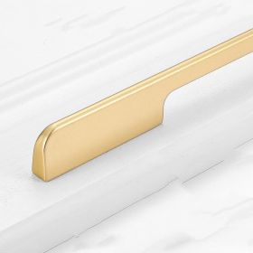 Gold Wardrobe Door Handle Lengthened Aluminum Alloy Cabinet Drawer Cabinet Door Handle (Option: Basic Gold1000)