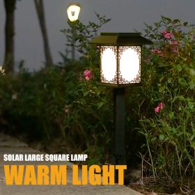Outdoor Waterproof Solar LED Lights Decorate Garden Passages (Option: Warm light-1PC)
