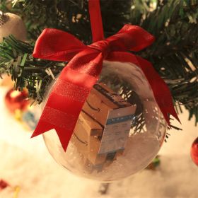 Funny Christmas Ball Ornaments, Mini Hanging Decorations for Family and Friends (Color: Q11)