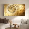 Hand Painted Oil Painting Original Gold Texture Oil Painting on Canvas Large Wall Art Abstract Minimalist Painting Golden Decor Custom Painting Living